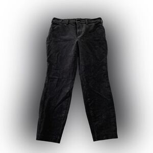 Duluth Trading Co. Pants Women's 12 R Black Corduroy High Rise Skinny 23814